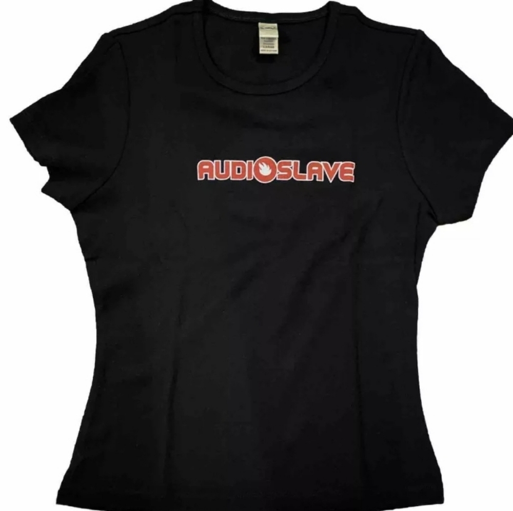 Vintage Audioslave Women/Juniors Large Black T-Shirt By Kavio!